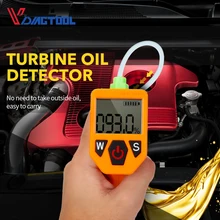 Verificador de óleo do motor para verificação automática detector de qualidade de óleo com display led analisador de gás carro ferramentas de teste injetar verificação de óleo testador