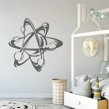 

Diy Atomic structure Home Decor Wall Stickers For Kids Rooms Diy Home Decoration Home Party Decor Wallpaper