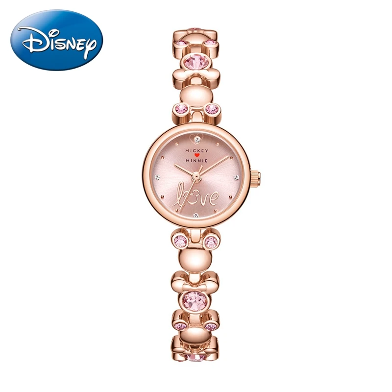 Watches Clock Bracelet Minnie Women Gift Wrist Stainless-Steel Girl Fashion Luxury Casual