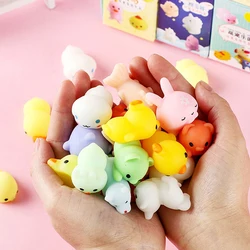 Mochi – Mini jouets Squishy pour enfants, animaux à presser, Anti Stress amusant, Kawaii 