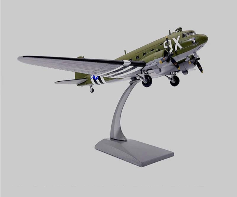 1/100 C47 транспорт 75-летие битвы за Нормандию с 101-й авиационной дивизии модель самолета литая под давлением модель