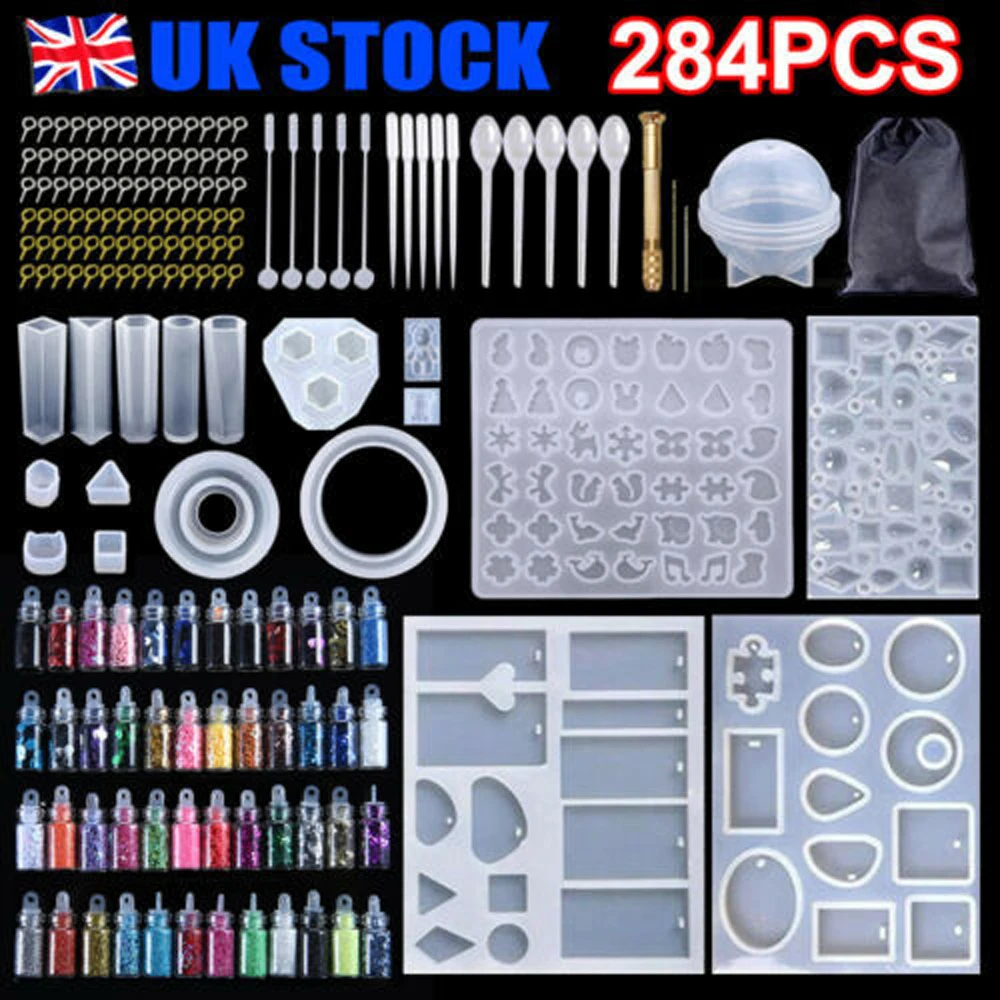 

2022 NEW Epoxy Resin Molds Set Silicone Mold Mixed Style Jewelry Casting Tools Jewelry Casting Molds For Jewelry Making DIY