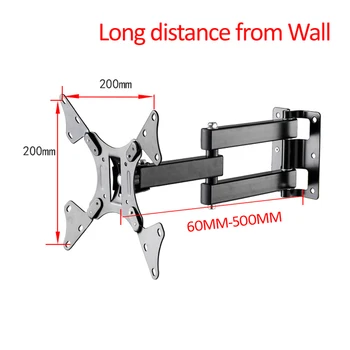 

LCD-123A-L 27" 30" 37" retractable vesa mount stand tv wall mount swivel wall mount for tv bracket folding tv lift mechanism