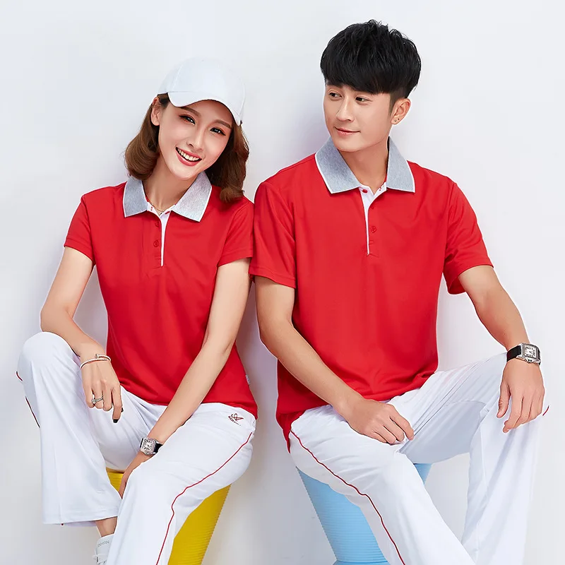 

Ao mi da Short-sleeved Sports T-shirt Couples Middle-aged Square Dance Sports Set Jiamusi Fitness Exercise Group Clothes
