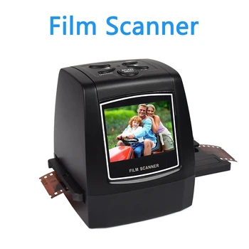 

Protable Negative Film Scanner 35mm 135mm Slide Film Converter Photo Digital Image Viewer with 2.4" LCD Build-in Editing Softwar