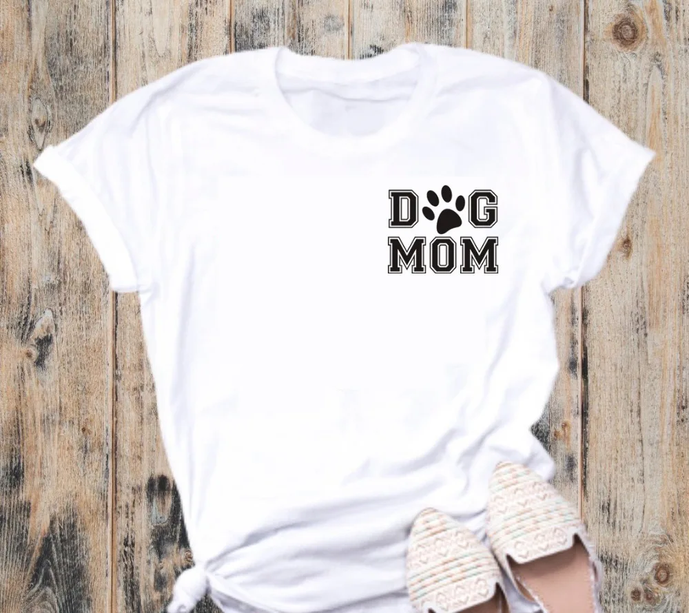 White dog mom