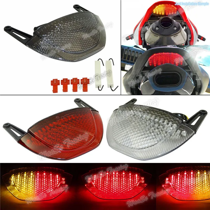 Светодиодный задний фсветильник светильник E-Mark для HONDA CBR600RR CBR 600 RR 2007 2008 2009 2010 2011