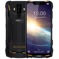 Ударопрочный мобильный телефон DOOGEE S90 Pro NFC, IP68, 6 ГБ + 128 Гб, Android 9,0, 5050 мАч, Helio P70 восемь ядер, 16 Мп + 8 Мп, 4G, прочный смартфон