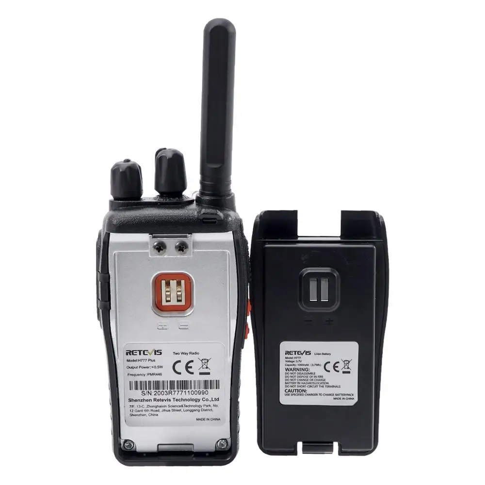 Недорогая рация Retevis H777 20 шт. 3 Вт УВЧ 400 470 МГц портативная Двусторонняя радиосвязь