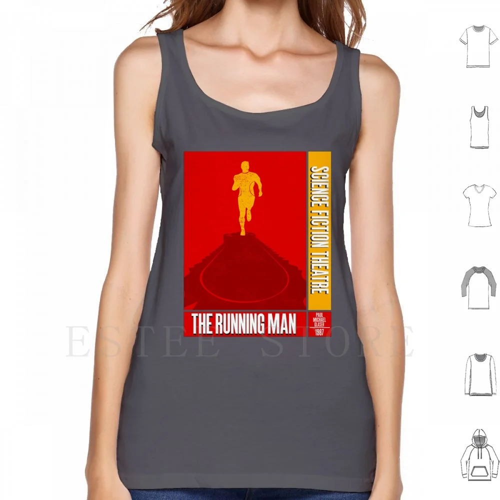 The Running Man Canotte Canottiera The Running Man Running Man Arnold Fyegger Arnie Jis Ventura Action Movie 1980S