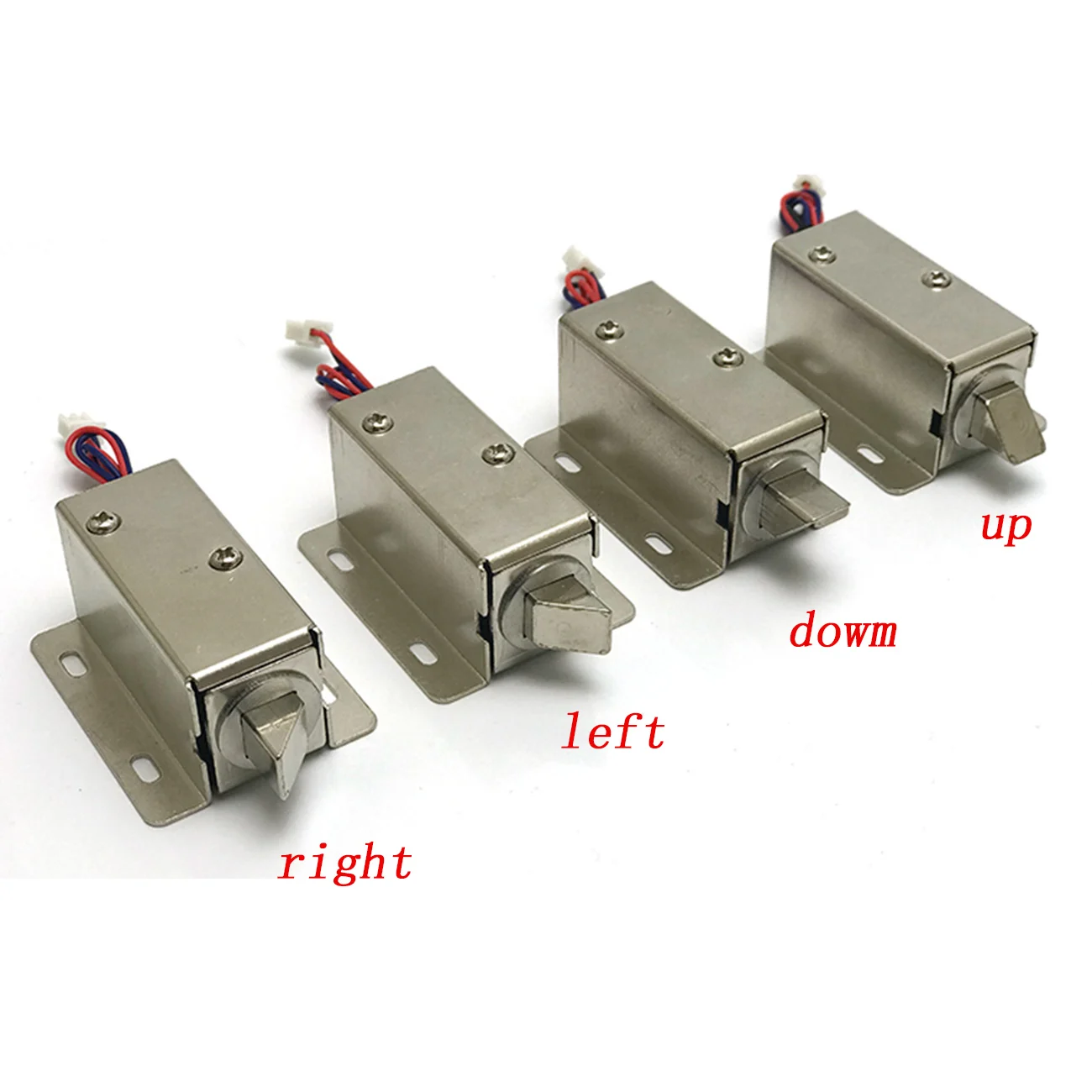 

12V/ 24V DC Mini Small Solenoid Electromagnetic Lock Intelligent Automatic Electric Control Cabinet Drawer Lock for DIY project