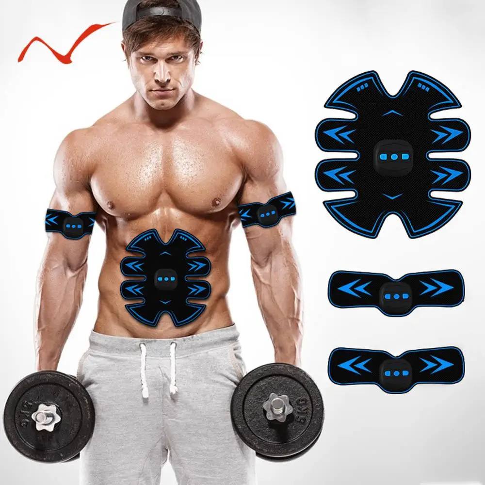 Kaufen Smart Bauch Muscle Stimulator Trainer Vibration Fitness Arm Bein Massager EMS Gym Startseite Ausrüstung