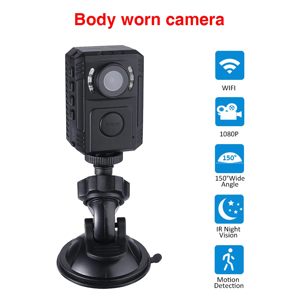 

Police camera HD 1080P IR Night Vision MiNi car DVR Video Security Cam IR Night Vision Wearable Mini Camcorders camera