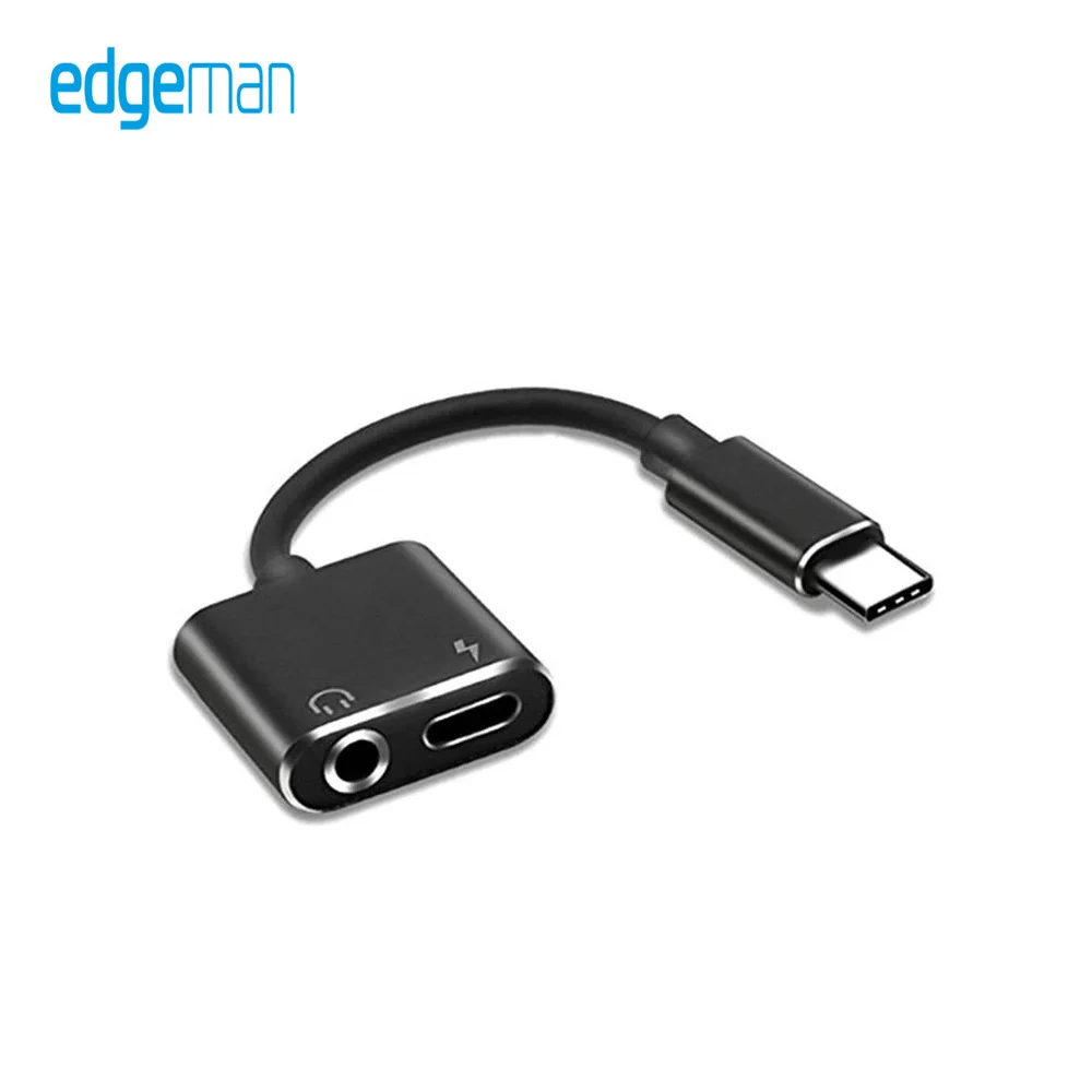 

EHUNT 2 In 1 Charging + Audio 3 5mm Jack To Usb To 3 5mm Jack Usb Type C Audio Connector