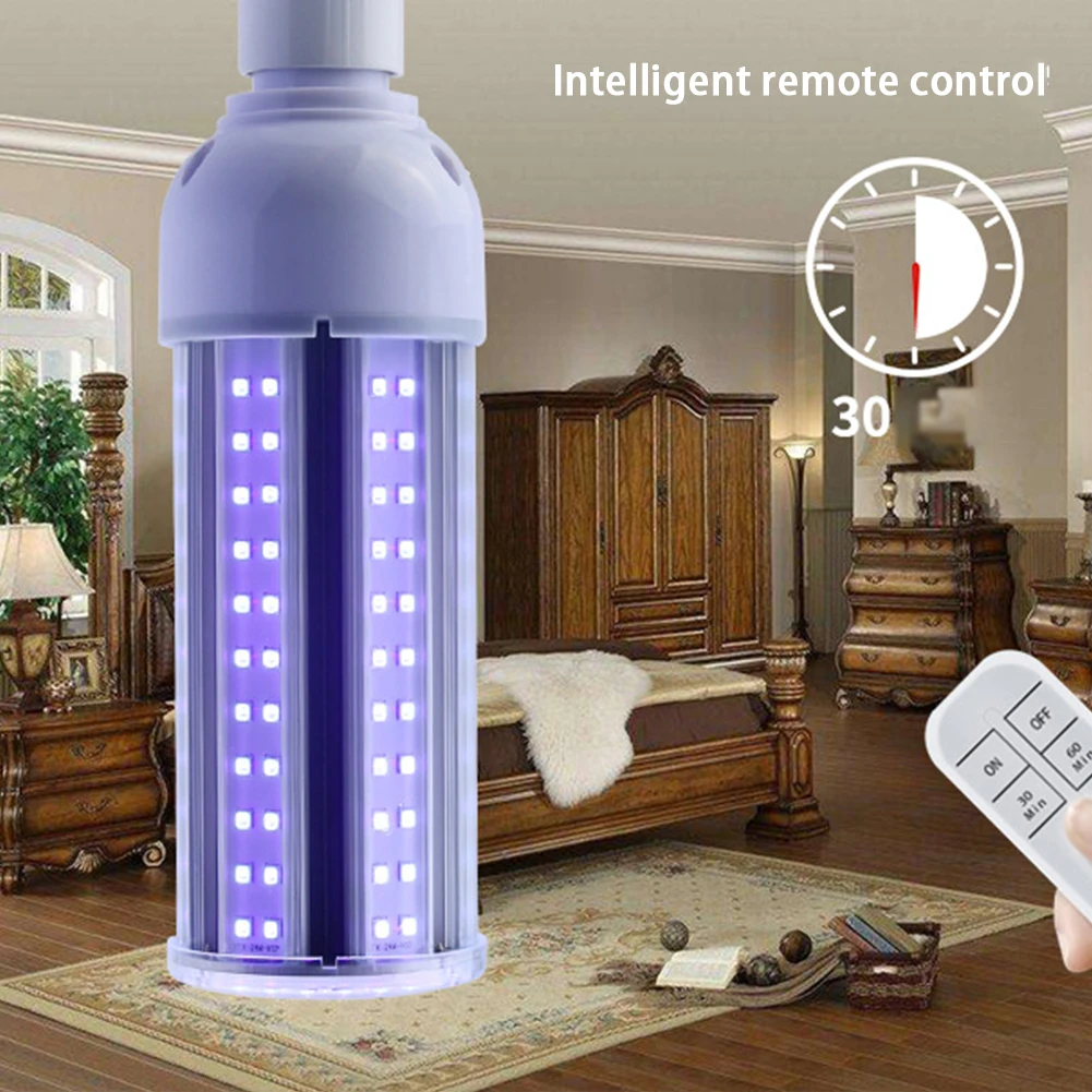 

UV Germicidal Led Light E27 18W 30W Kitchen Bathroom LED Corn Bulb Ultraviolet for Sterilization UV Lamp Home Office