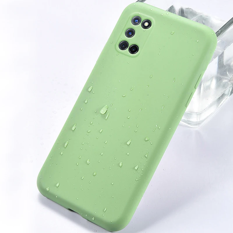 Ультратонкий Мягкий чехол для OPPO A52 A72 A92 A92S A93 A53 A33 A32 гладкий жидкий силиконовый