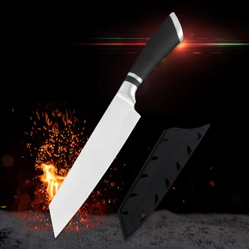 

MUZ Slicer Chef Kitchen Knife Stainless Steel 8 inch Kiritsuke Kitchen Knives High End Cleaver Cutlery Cooking Accessories Tools
