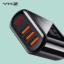 YKZ светодиодный USB зарядное устройство 3.4A Быстрая зарядка EU настенная вилка адаптер для iPhone samsung Xiaomi huawei Портативный мобильный телефон Быстрая зарядка
