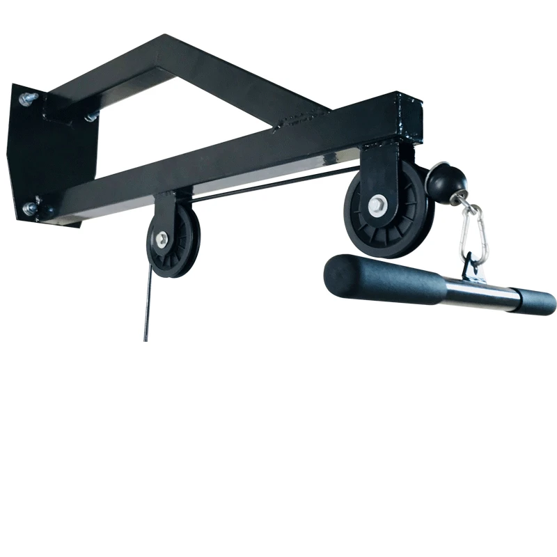 Home Gym Wallmounted Cable Machine Attachments Workout Triceps Biceps