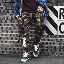 LT Studio, осенние мужские брюки-карго в стиле хип-хоп, камуфляжные штаны для бега,, уличная одежда, большие карманы, мужские повседневные свободные брюки