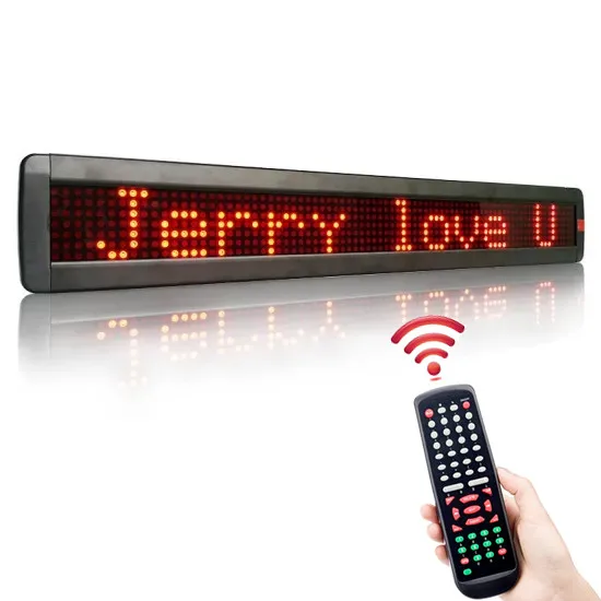 

7*80Dots RS232 LED Sign Moving Message Display Programmable LED display Board for Business, Car, Store Advertising LED Screen
