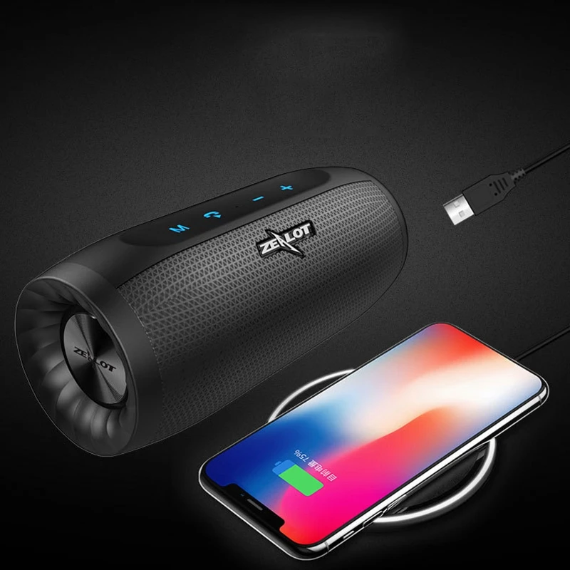ZEALOT S16 беспроводной Bluetooth динамик портативный сабвуфер открытый маленький динамик мобильный телефон аудио сабвуфер звуковая колонка 3D Ster