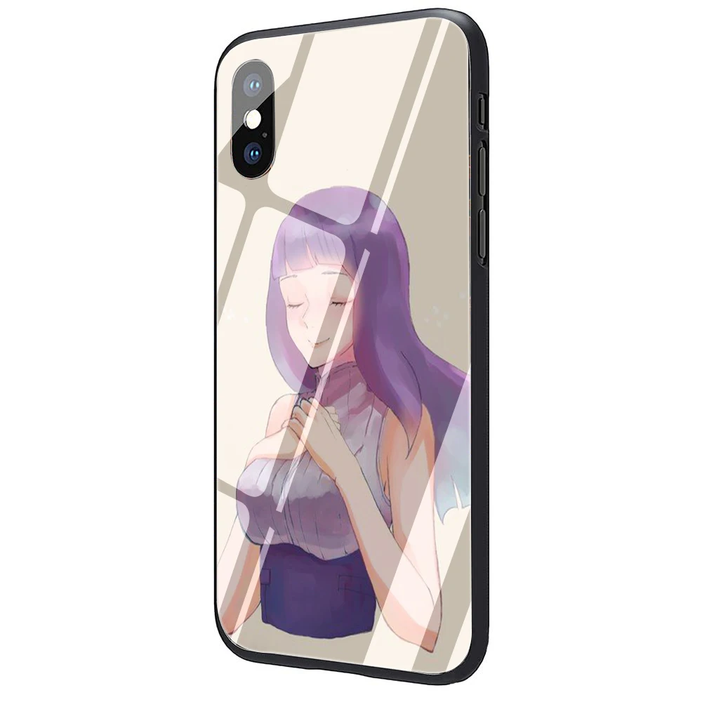 Наруто для женщин Хината Сакура закаленное стекло чехол для телефона iPhone 5 5S 6 6S Plus 7 8 Plus X XS XR 11 Pro Max - Цвет: G4
