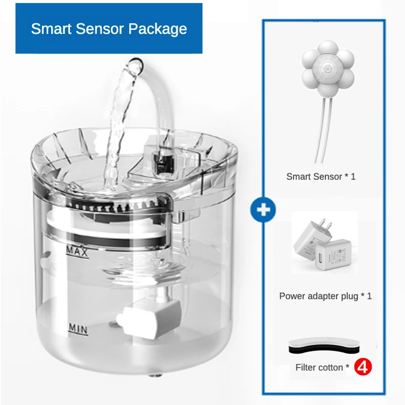 New Pet Water Dispenser Automatic Circulating Filter Cat Water Dispenser Smart Pet Waterer Mobile Water Kitten Cat Fountain