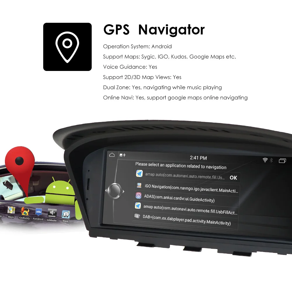 Sale PX6 6cores android9.0 IPS car gps nodvd multimedia player for BMW 5 Series E60 E61 6 Series E63 E64 3 Series E90 E91 E92 CCC CAM 9