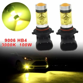 

Shockproof LED Light Bulbs Replacement Parts 1 Pair 9006/HB4 100W 1600LM