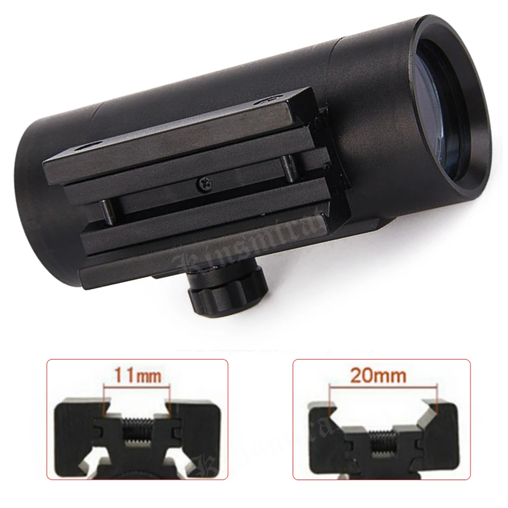 Kopen Airsoft Air Guns Rifle Riflescope Scopes Telescopische Rood Groen Dot 11mm 20mm Holografische Jacht Doel Apparaat Tactische Optic sight