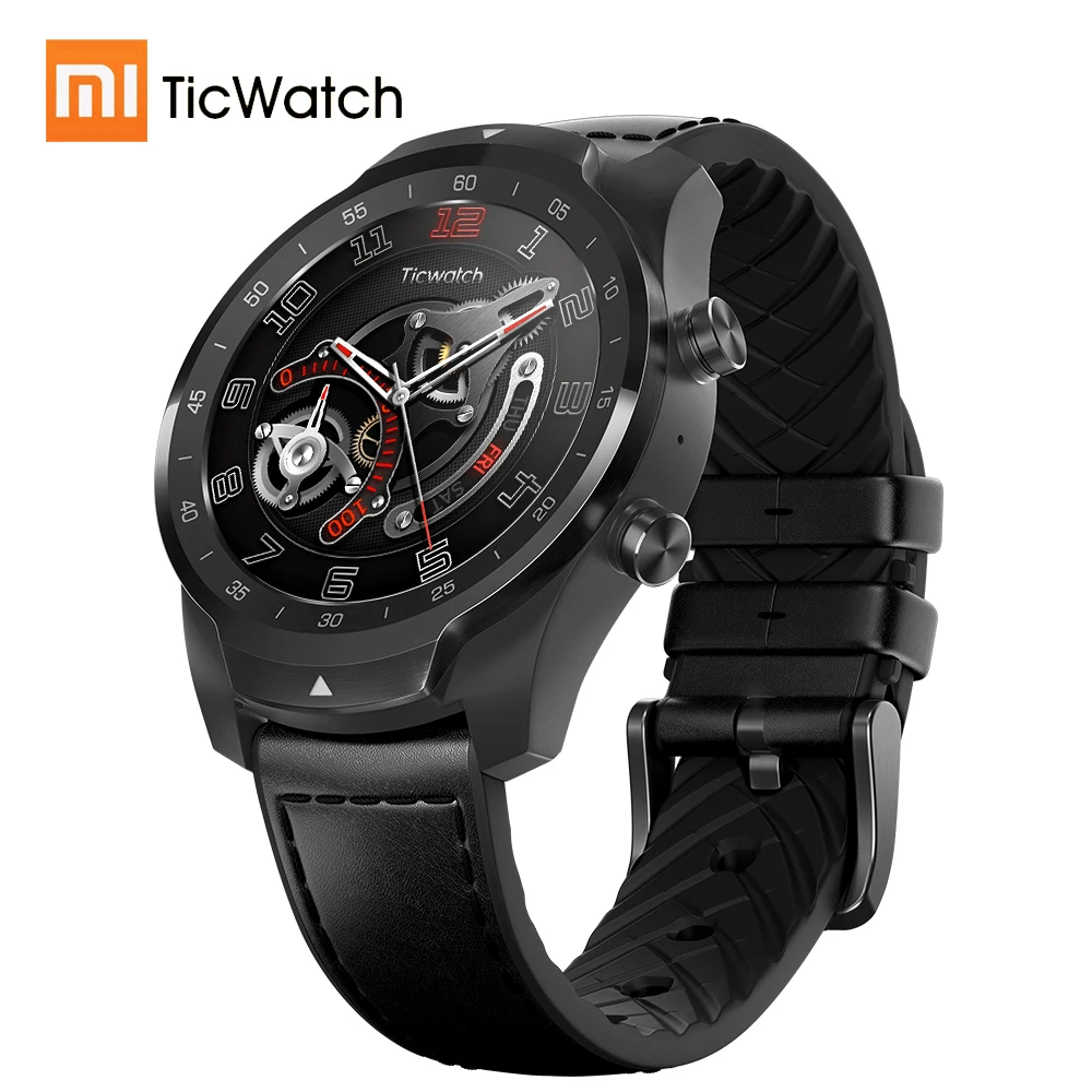 

Xiaomi Ticwatch Pro Bluetooth Smart Watch IP68 Waterproof support NFC Payments/Google Assistant Wear OS by Google GPS Watch