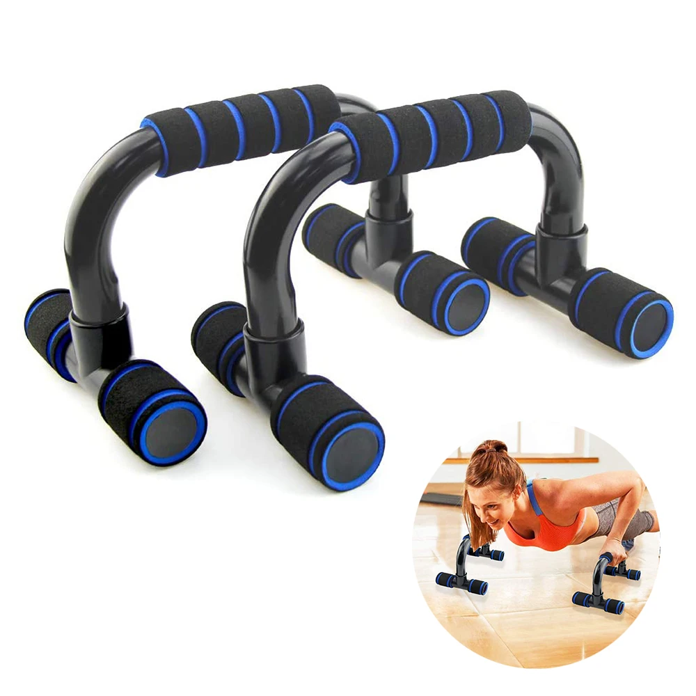2 Pcs I shaped Push Ups Bars Sports Fitness Push Up Stands Muscle