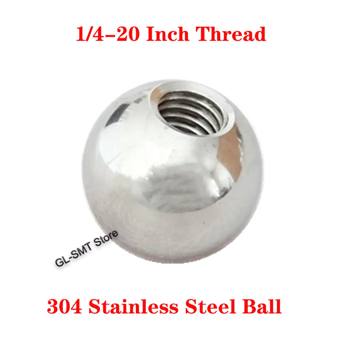 Solid Stainless Steel Through Hole Ball OD 3mm~60mm Smooth Drilling Steel Ball 