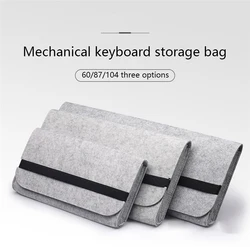 Saco para teclado mecânico 60 68 87 104 chaves carry bag grande capacidade portátil caso capa de armazenamento gk61 sk64 gh60 poker filco