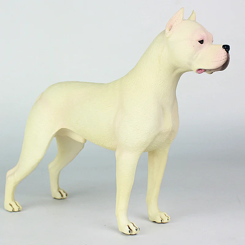 Горячая цельная Модель Статуэтка дикого животного Dogo собака Гараж Комплект Детская игрушка автомобиль установленное украшение