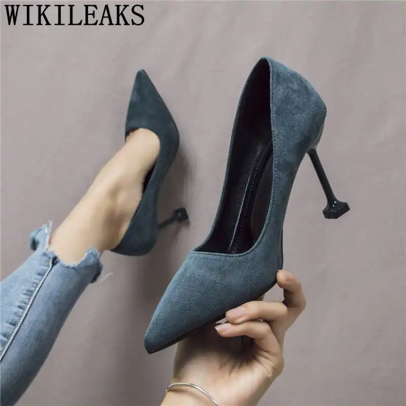 مكتب أحذية النساء الأسود الكعوب أحذية رسمية للنساء المتطرفة عالية الكعب مثير أحذية فاخرة النساء المصممين Heels الكعوب Buty Aliexpress