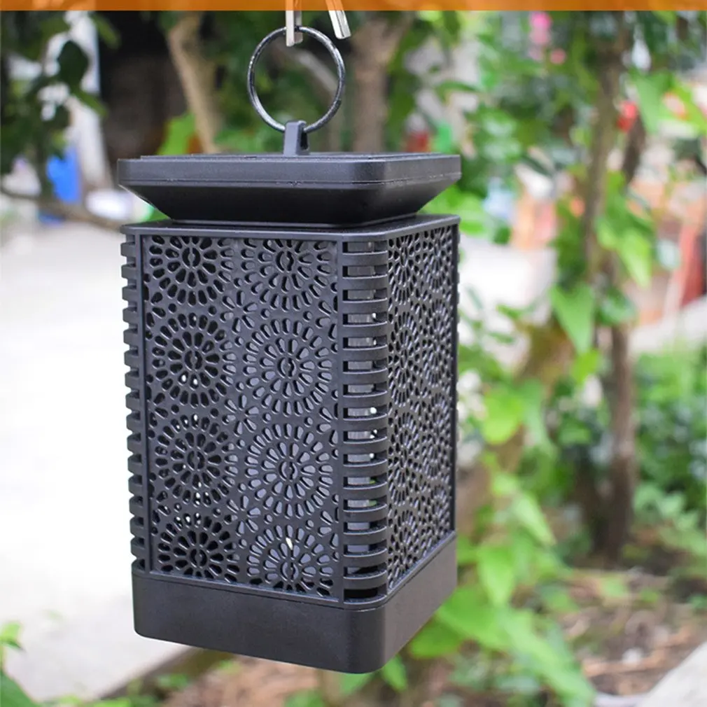 Retro Solar Simulation Flame Light Outdoor Waterproof Led Hanging Lamp Garden Decorative Landscape Lamp