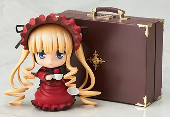 

Japan Anime 10CM Rozen Maiden Set Shinku 364# Red Dress Q Ver. PVC Action Figure Model Face Changeable Lovely Doll Toys lelakaya