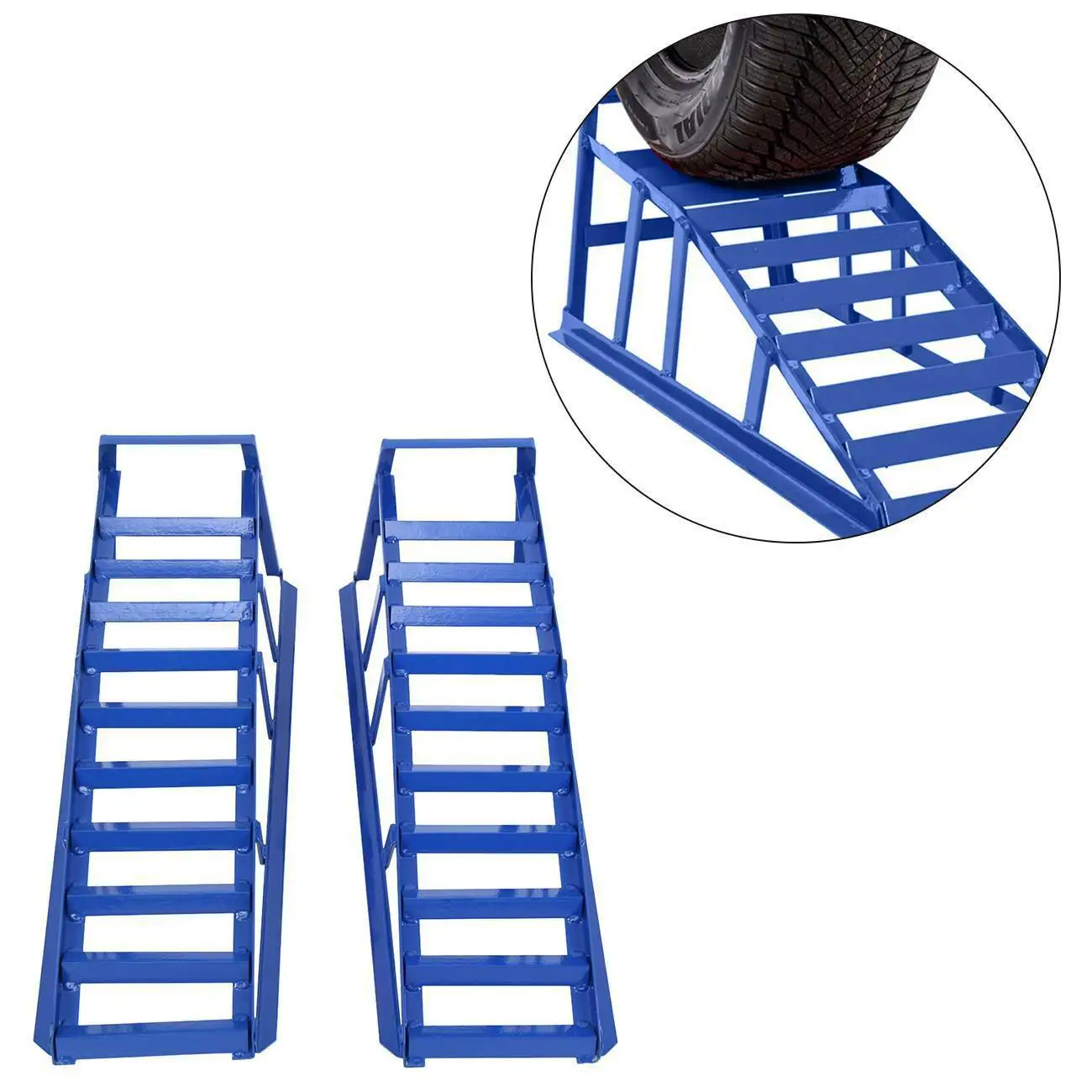 AmonstarHeavyDutyCarRampsSteelCarAccessRampsLoadingRamp2Ton