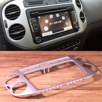 

1x New Central Dashboard Panel Navigation Frame Air Condition Vent Outlet Cover Trim Fit For Volkswagen VW Tiguan 2013 2014 2015