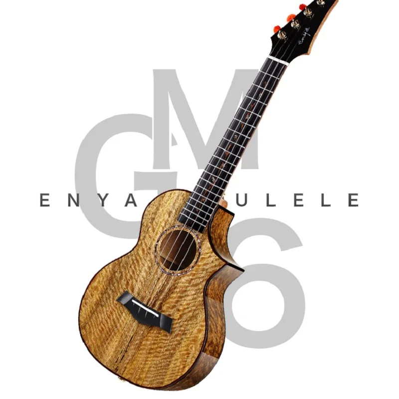Enya 26 Inch All 5A Solid Mango Wood EUT MG6 Acoutic Electric Tenor