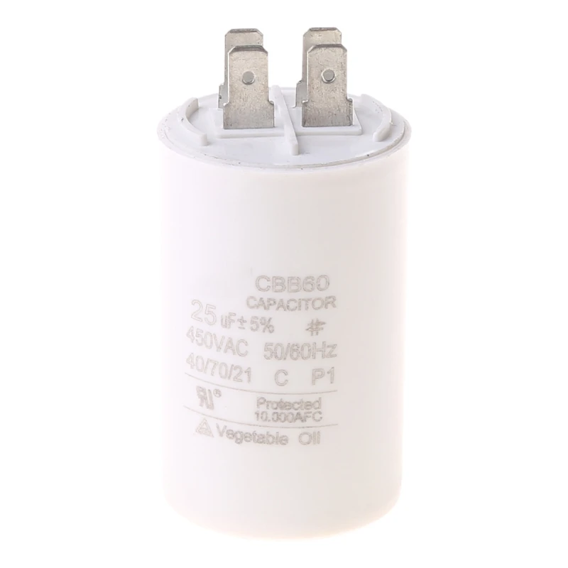 CBB60 AC450V 25 мкФ 50/60Hz конденсатор двигателя кондиционера компрессора пусковой |