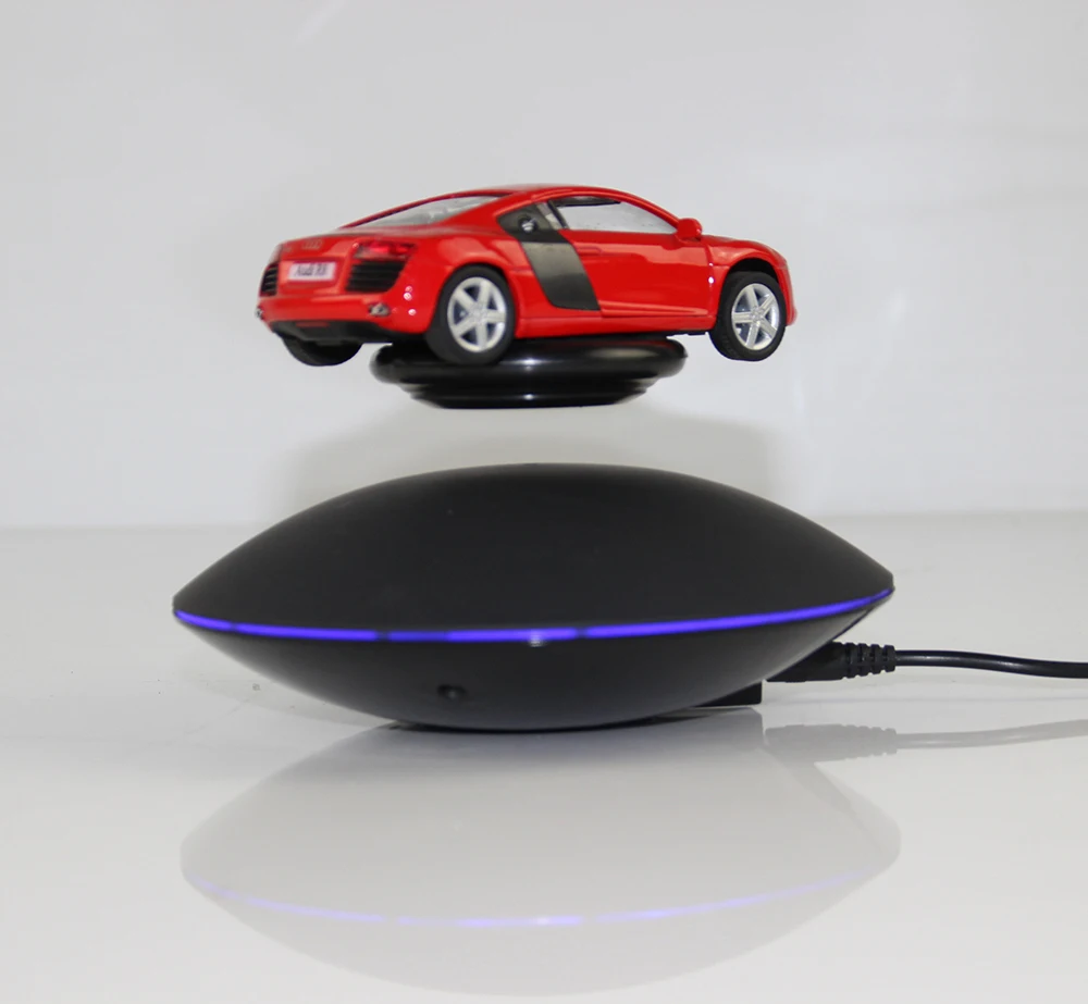 DIY магнитная левитация вращающийся дисплей платформа с светодиодный светильник база может нагрузить-подшипник 200 г небольшой художественный фестиваль рождественских Adve