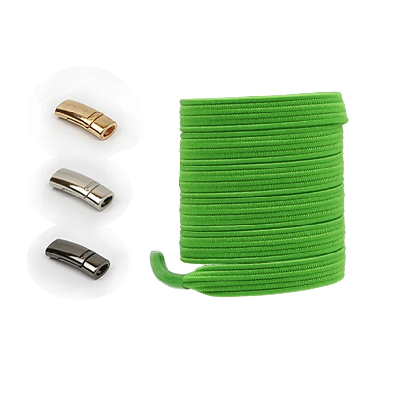 Hemmyi ленивые шнурки магнитный ремешок общий для мальчиков и девочек креативный подарок десять цветов легко установить поддержка прямой доставки - Цвет: Светло-зеленый