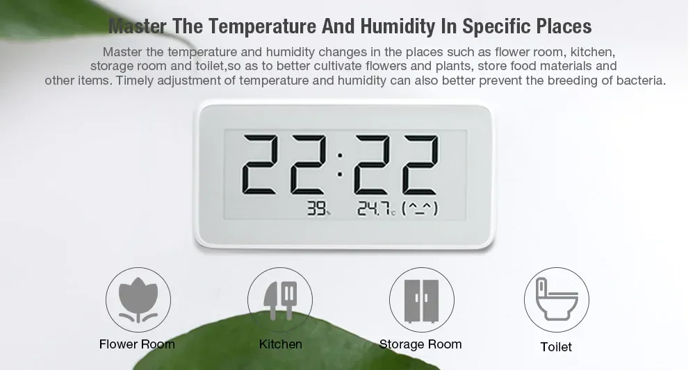 XIAOMI MIJIA термометр Pro Bluetooth гигрометр умный датчик влажности цифровые часы электронный комнатный термометр приложение Mihome