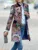 2020 Новое Весенне осеннее Пальто Luxury Expert Nation Style Printing Luxury Long Sleeve Trench Coat Women Basic Верхняя Одежда Пальто