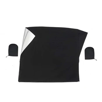 

Universal Car Windshield Snow Cover, 84.6 x 53.2 Inch Windshield Frost Cover with Side Mirror Covers Windshield Ice Cover Dust P