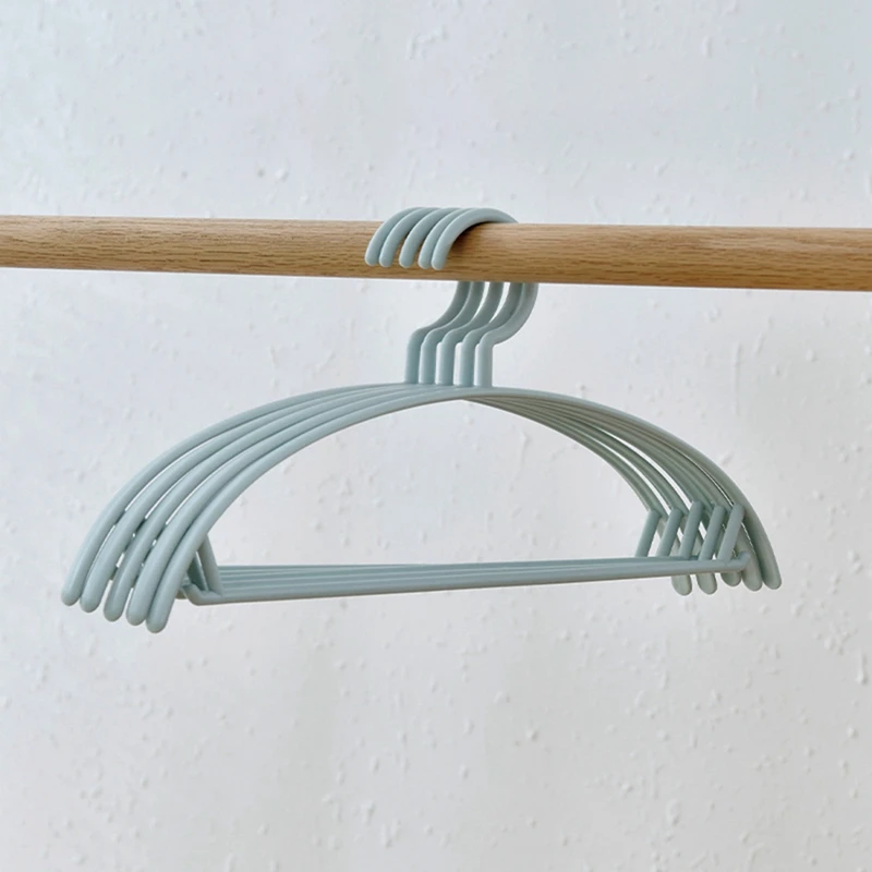 10 Pack Kids Clothes Hanger Racks Plastic Hangers With Non-Slip Windproof Baby Clothing Organizer Home Supplies 2021-- | Дом и сад