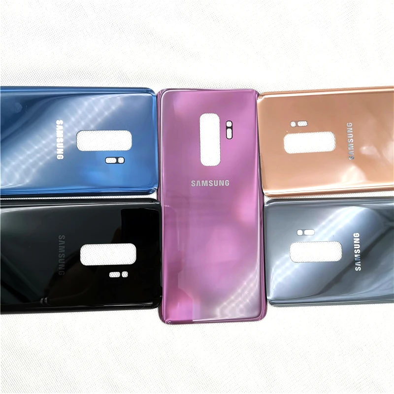 Samsung Galaxy s9 plus 3D стеклянный чехол для задней батареи samsung s9plus чехол для задней крышки корпуса Замена и клейкая наклейка